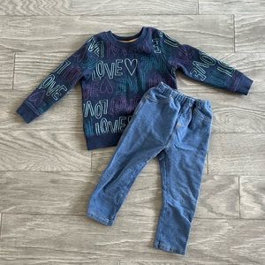 Sweater/leggings set for kids